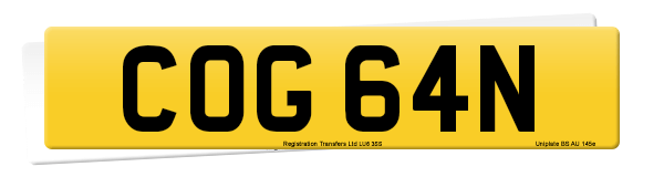 Registration number COG 64N